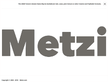 Tablet Screenshot of metzi.com